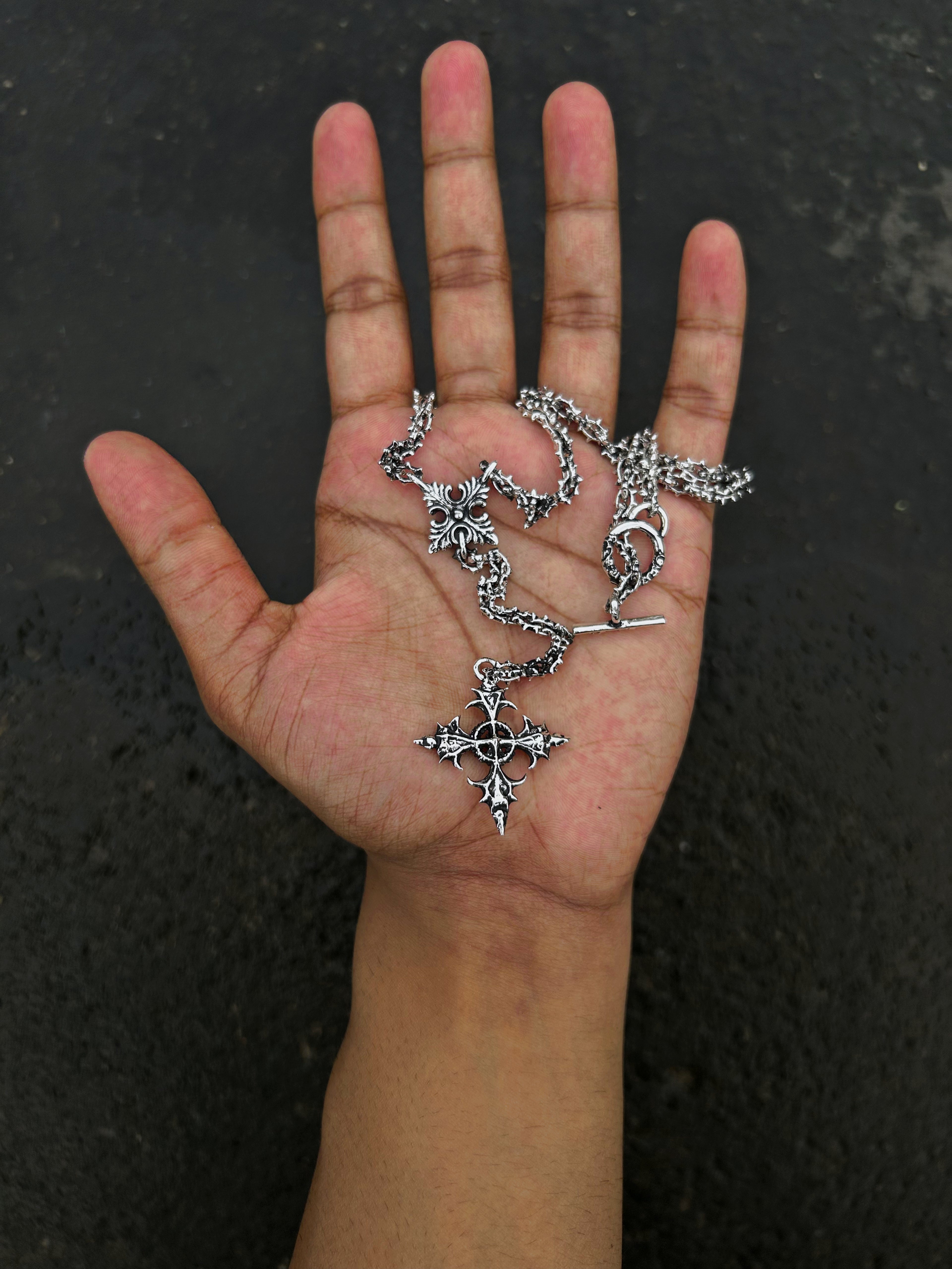 Medieval Cross Necklace