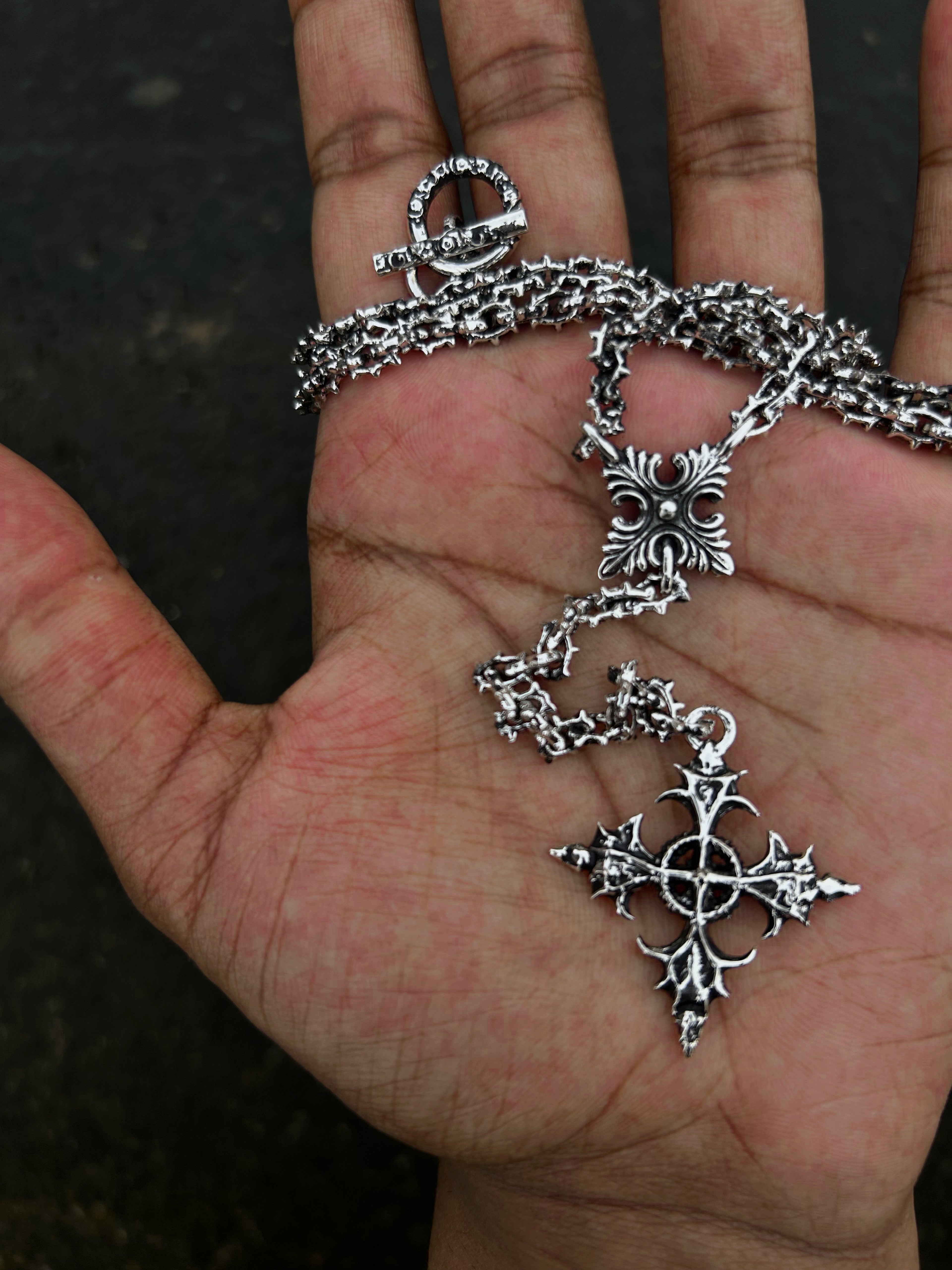 Medieval Cross Necklace
