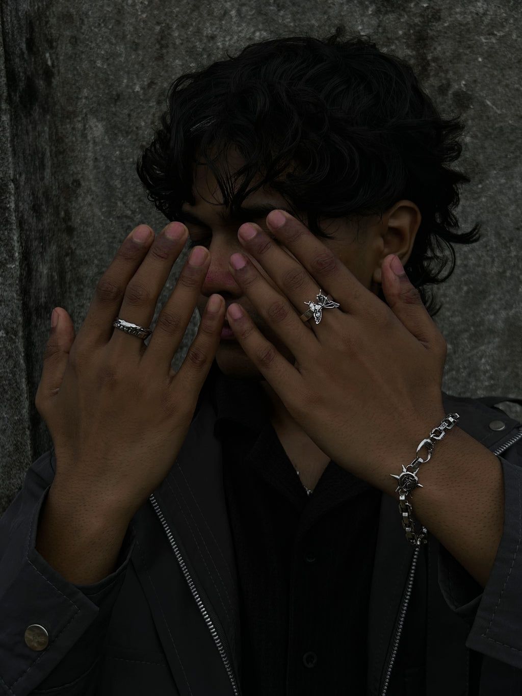 Stain Teeth Grillz ring