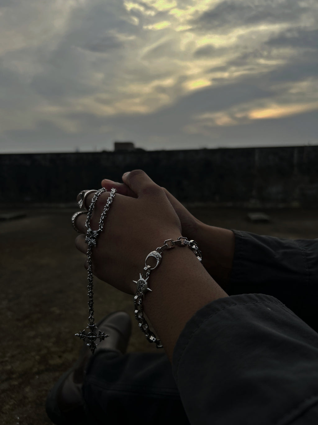 Medieval Cross Necklace