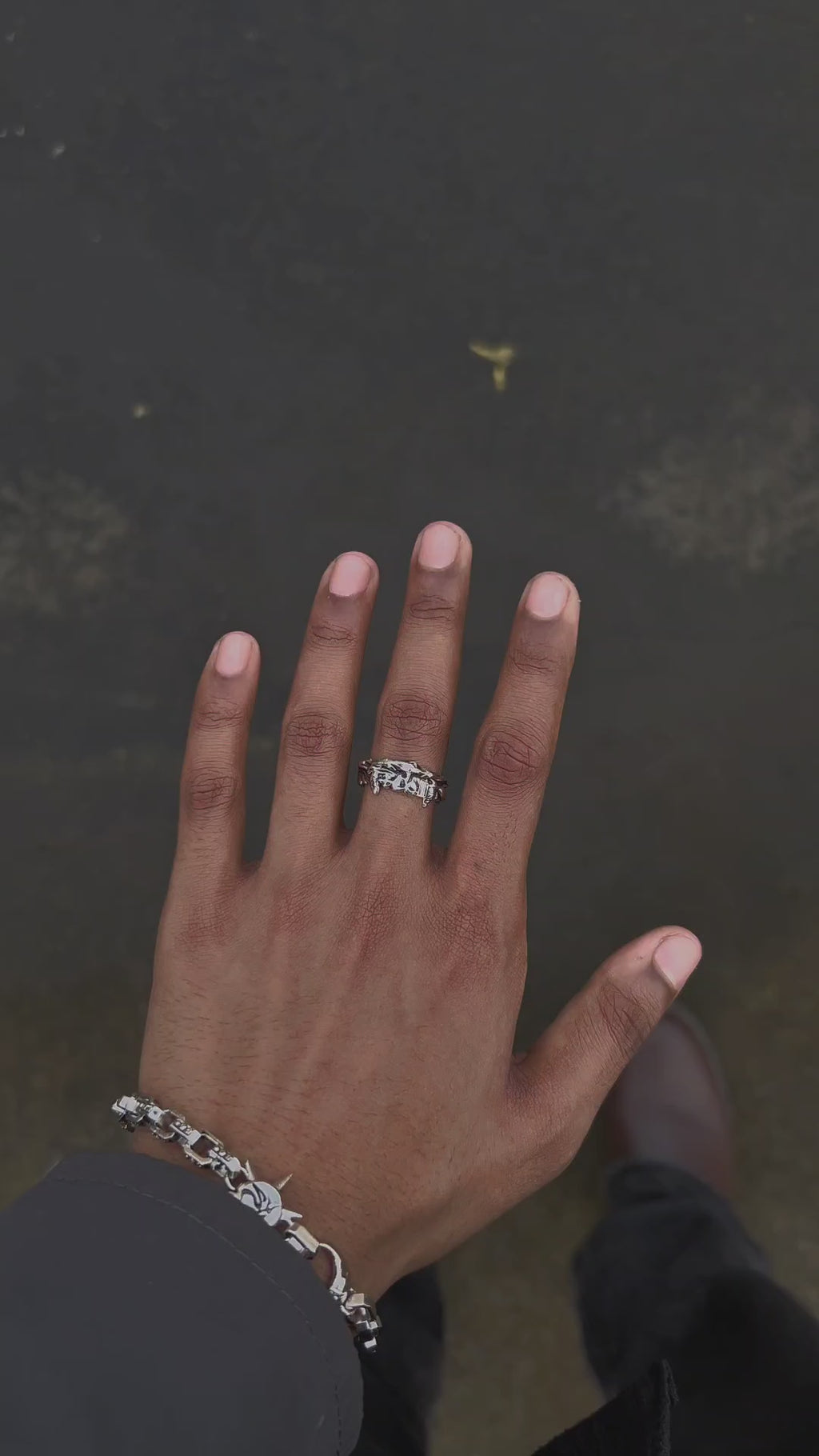 Stain Teeth Grillz ring