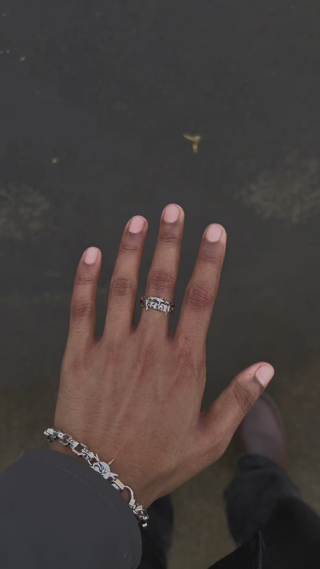 Stain Teeth Grillz ring