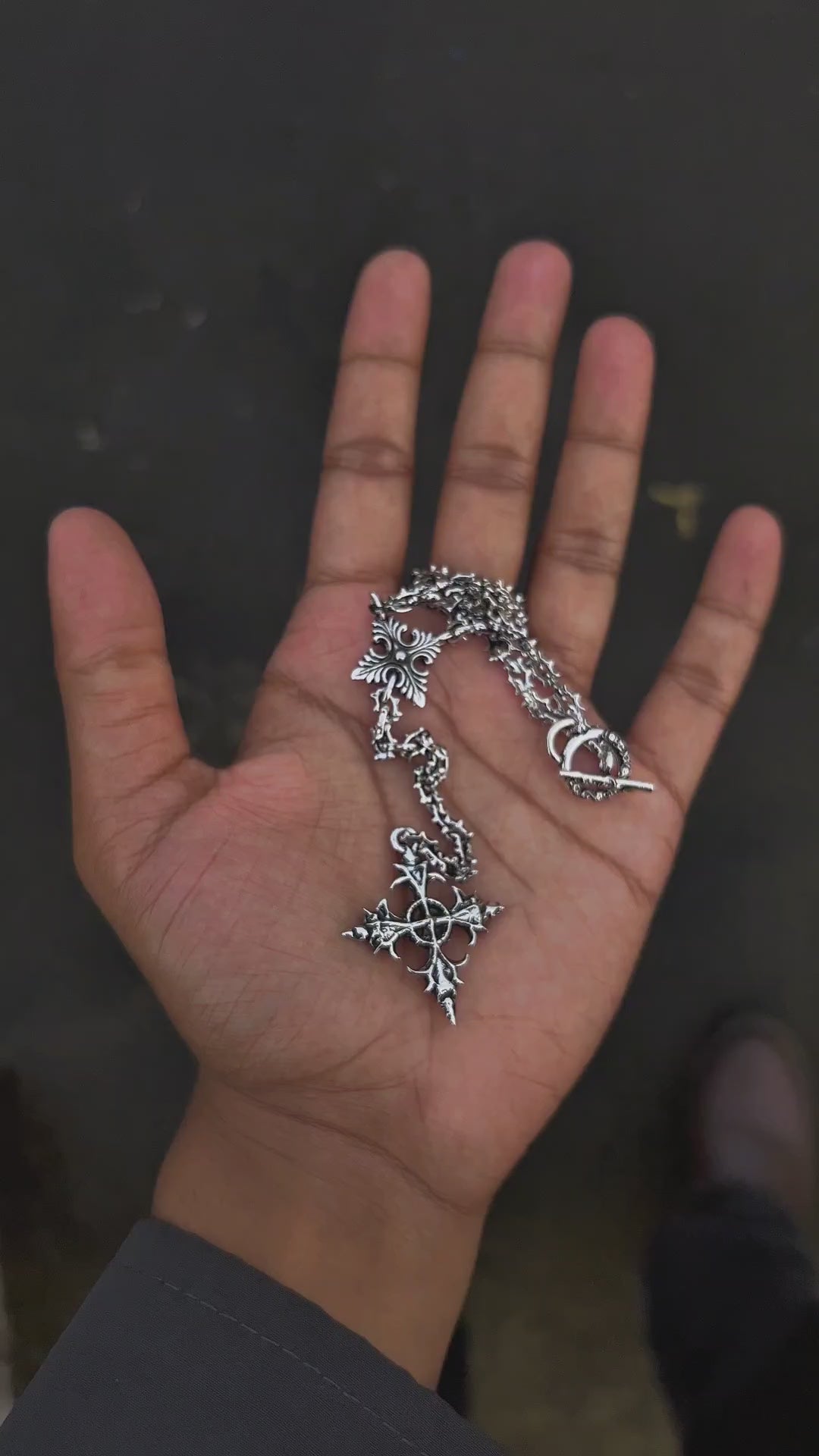 Medieval Cross Necklace